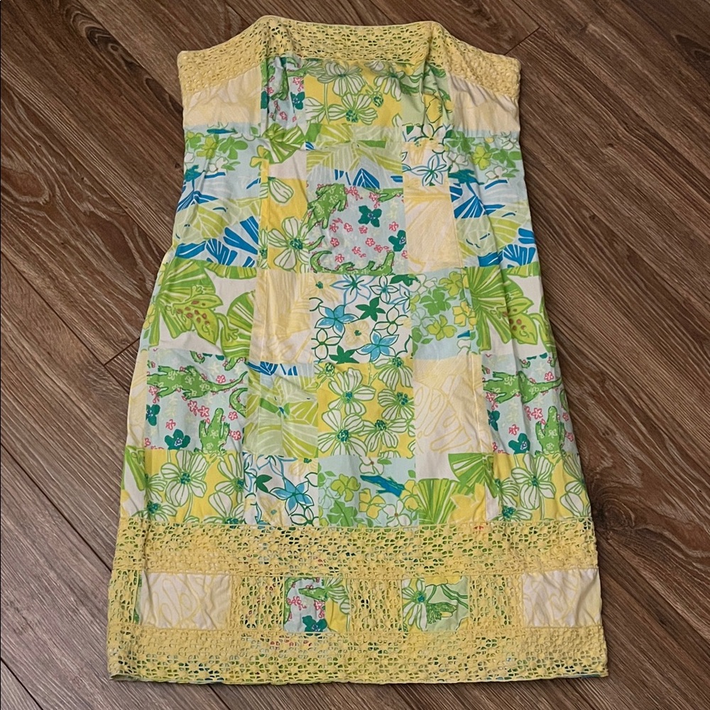 Lilly Pulitzer Floral Patchwork Dress
